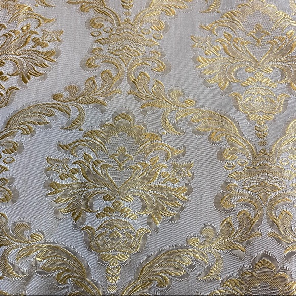 MAGGY LONDON Brocade Empire Dress Ruched Accented Bow High Waist Size 4 - Picture 9 of 10